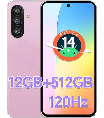 Amazon | lolhtvlol A16ProMax Android 14 スマホ 12GB+512GB/ 120Hz